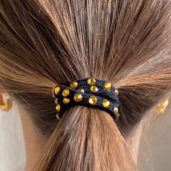 Swarovski Crystal Elements Hair Ties - Easy Updo Extensions display picture 1