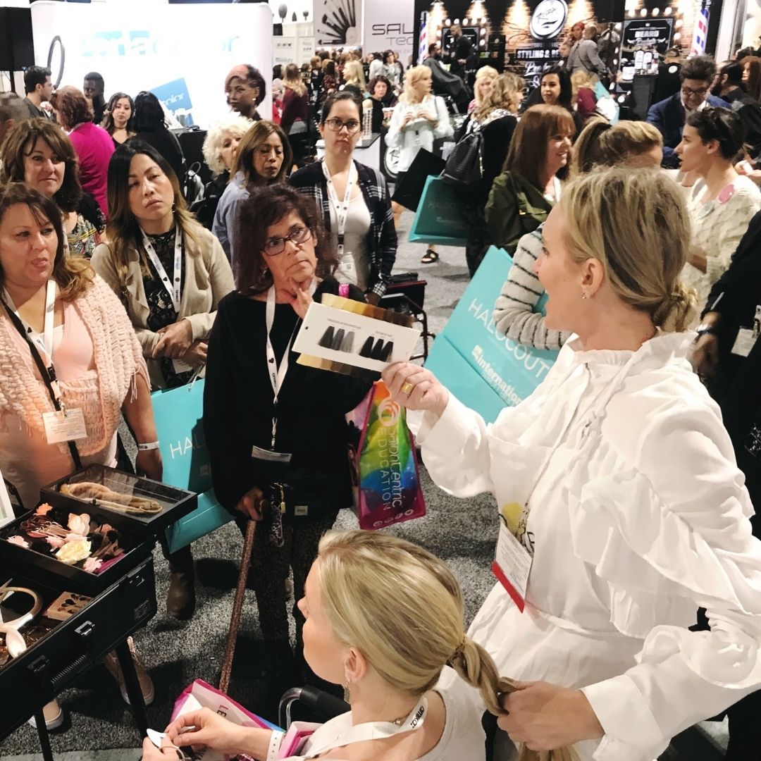 Trade Show Offering Easy Updo Extensions