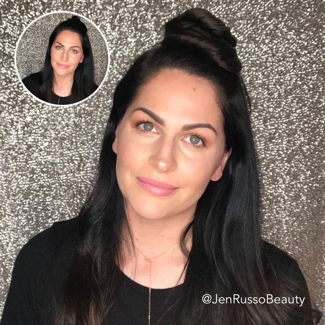 Half Up Half Down Style Using Easy Updo Extensions