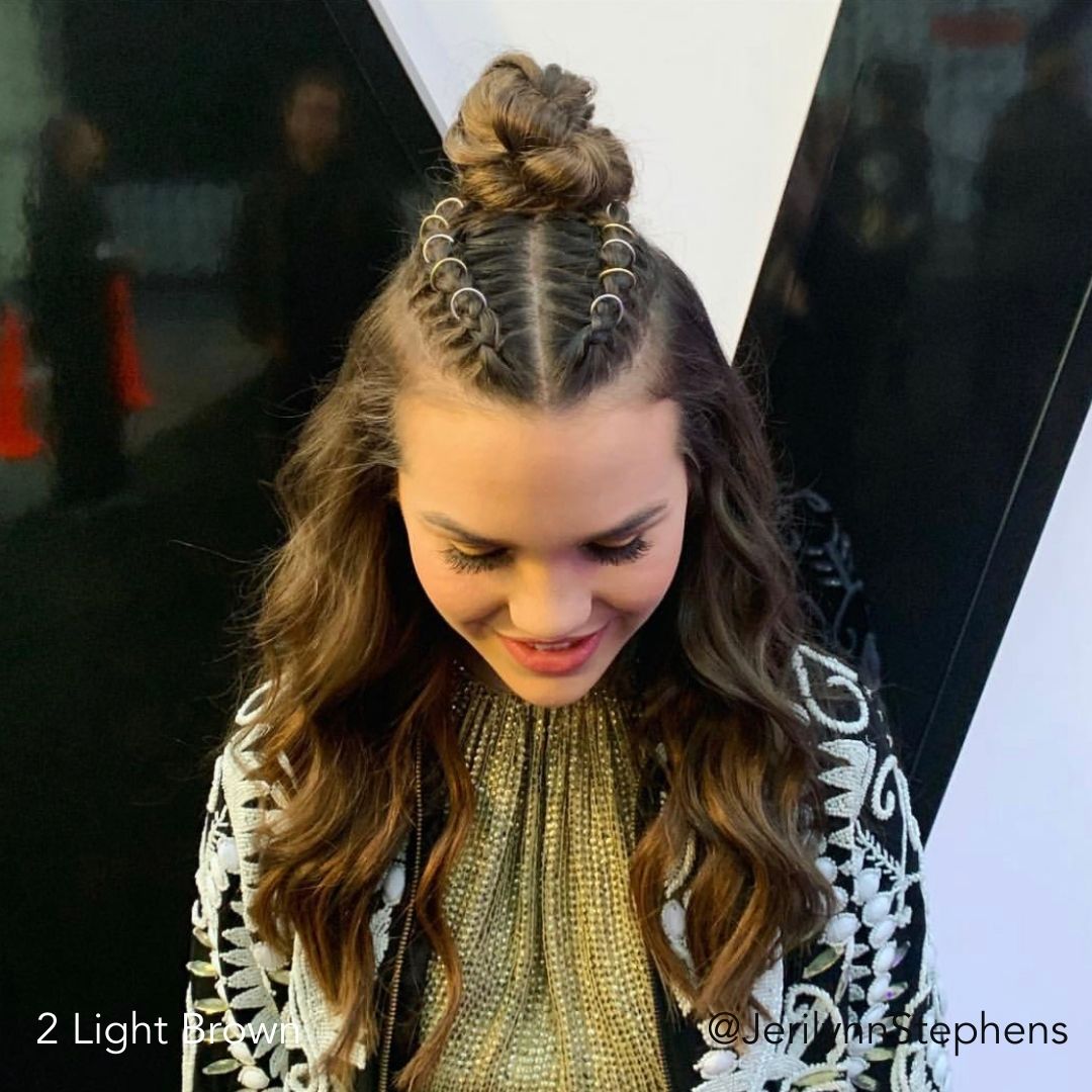 Faux Hawk Look with Half Up Half Down Style