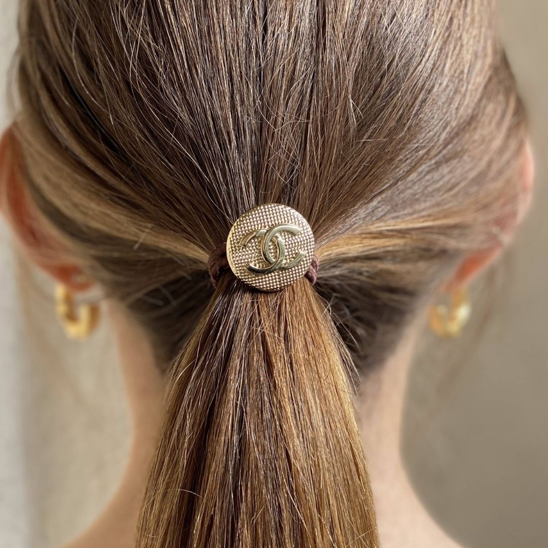 Repurposed Hair Ties - CC Gold, 22mm