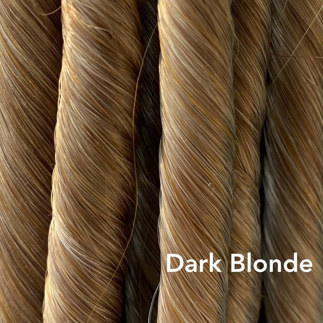 Dark Blonde Easy Updo Extensions Color Sample