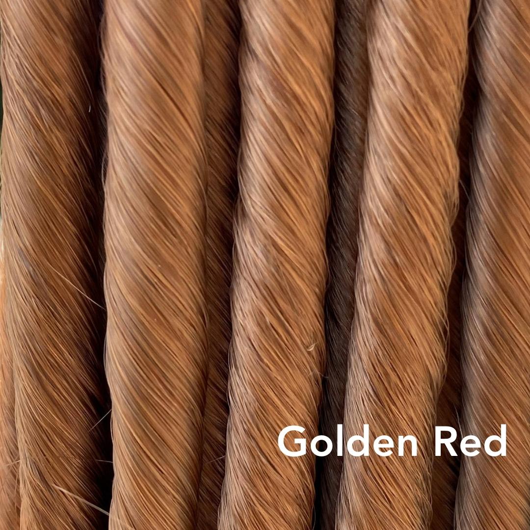 Golden Red Easy Updo Hair Extensions